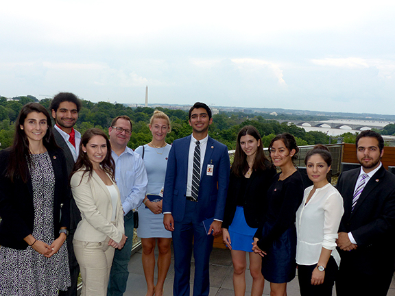 Politico’s Senior Politics Editor Charlie Mahtesian shares his experiences covering the Washington political scene with the ANCA Leo Sarkisian interns.