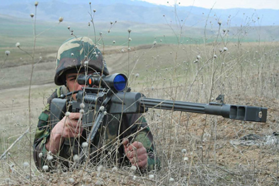 A soldier on the frontline