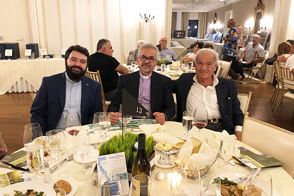 Prelate with Hank Khachaturian & Very Rev. Fr. Barouyr Shernezian