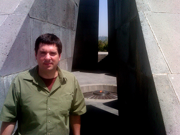 House Intelligence Committee Chairman Devin Nunes pay tribute to the victims of the Armenian Genocide during his 2012 visit to the Dzidzernagapert memorial in Armenia.