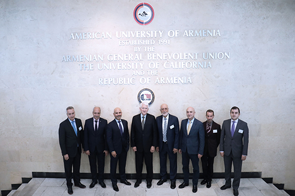 The UCLA delegation with AUA leadership.