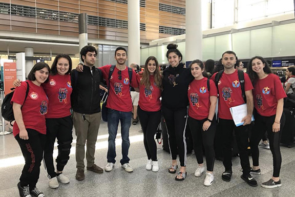 San Francisco Scouts getting ready to leave to the homeland