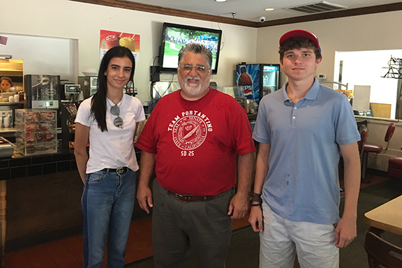 From left to right: Alique Boyajian, Senator Portantino, Kami Arabian