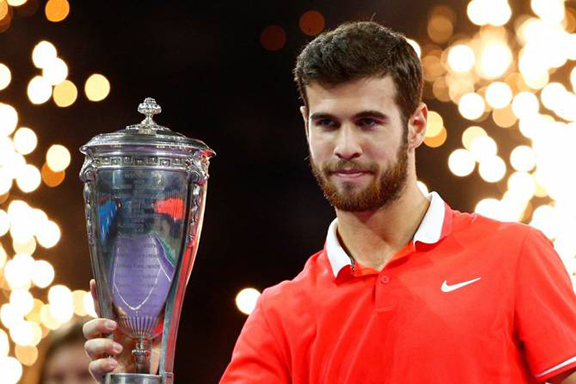 Rising Armenian tennis star Karen Khachanov