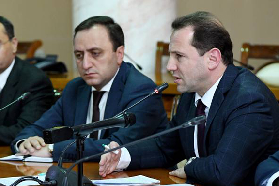 Armenia's Acting Defense Minister Davit Tonoyan