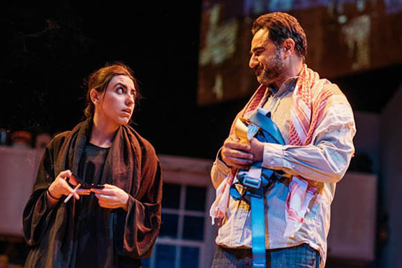Vaneh Assadourian delivered two winning performances: in "The Happiest Song Plays Last" (pictured) and "Hostage." (Photo by Gio Solis)