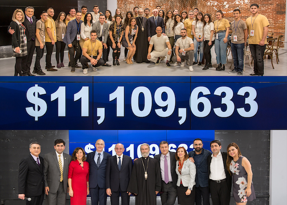 Armenia Fund Telethon raised more than $11 million