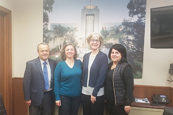 ANCA Burbank members with Mayor Emily Gabel-Luddy