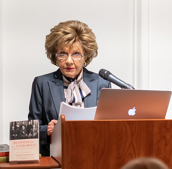 Dr. Rubina Peroomian during the book unveiling event