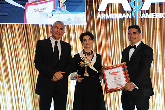 Dr. Armond Kotikian, Anna Hakobyan and Dr. Vicken Sepilian