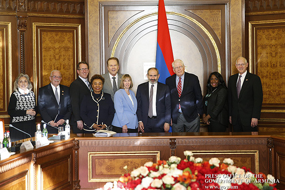 Prime Minister Nikol Pashinyan welcomed a US Congressional delegation to Armenia
