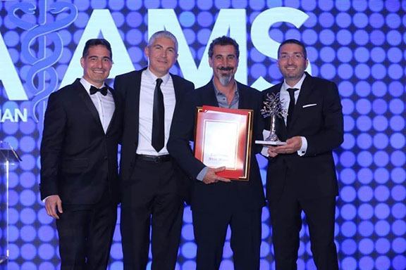 The AAMS also honored musician and activist Serj Tankian with its lifetime achievement award