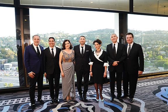 AAMS Board from left: Armen Cherik, Vicken Sepilian, Silva Gasparian, Kevin Galstyan, Anna Hakobyan, Armond Kotikian and Boris Bagdasarian
