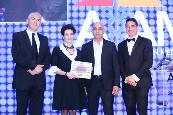Armenian American Medical Society with Anna Hakobyan, the spouse of Prime Minister Nikol Pashinyan