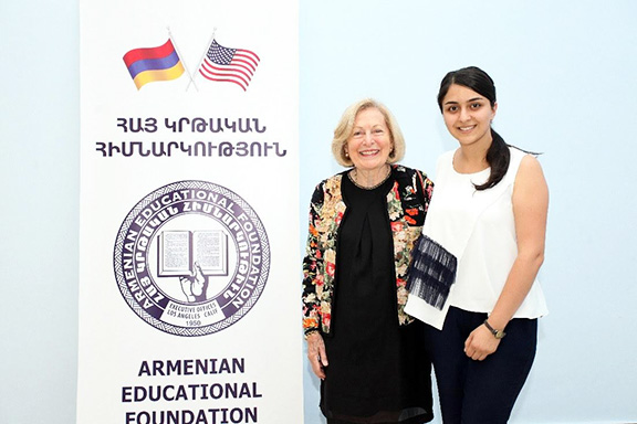 A donor and scholar of the foundation