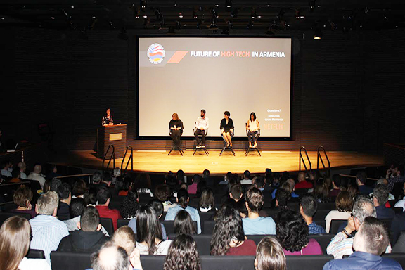Over 300 people attended "The Future of High Tech in Armenia" panel discussion at the Netflix Headquarters