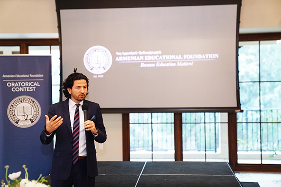 AEF President Peter Baghdassarian