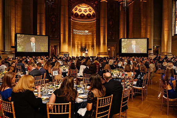 On April 30, 2019, Refugees International hosted its 40th Anniversary Dinner in Washington, D.C., honoring individuals who have demonstrated extraordinary leadership and commitment to humanitarian action. (Photo: Kevin Allen Photography)