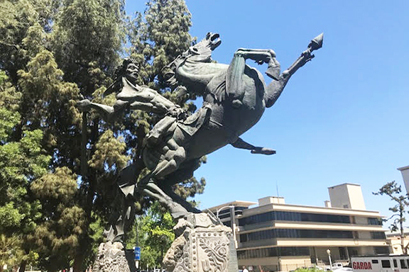 The statue of David of Sassoon