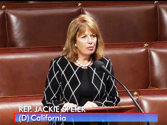 Rep. Jackie Speier (D-CA) speaks forcefully for expanding U.S. democracy assistance to Armenia by $40 million in the FY2020 foreign aid bill.