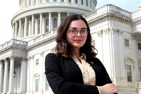 Wesleyan University Senior Lucine Poturyan was chosen the inaugural ANCA Maral Melkonian Avetisyan Summer Fellow