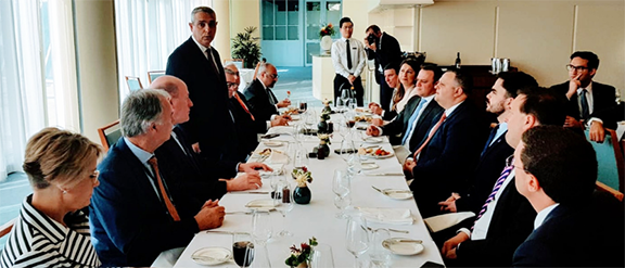 Australian politicians held a welcome reception for the delegation visiting from Artsakh