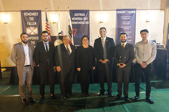 From l to r: Gev Iskajyan, Arsen Shirvanyan, Raffi Sarkissian, Nora Hovsepian, Ramond Takhsh, Armen Sahakyan, Shaunt Kevork