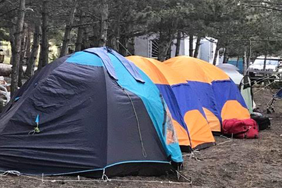 Tents at Bari Amar Camp