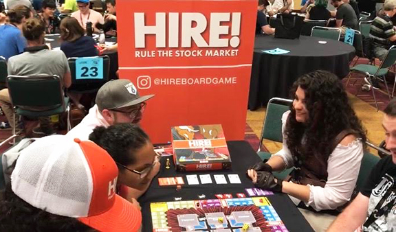 HIRE! being playtested at GenCon 2019