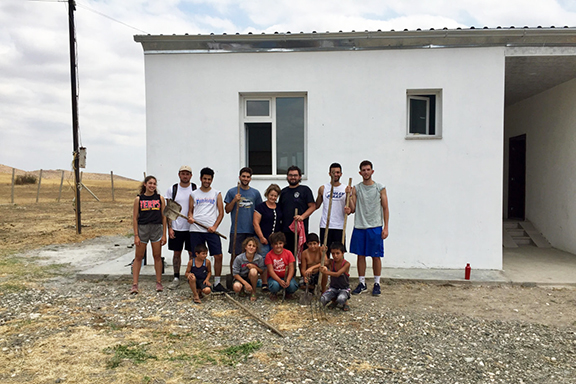 AYF interns with Digin Shushan