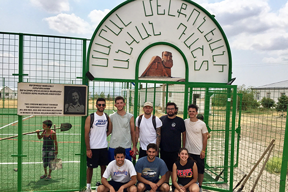 AYF interns at the Maral Melkonian Field in Artsakh