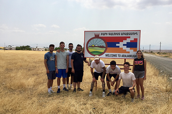 AYF interns in Arajamugh