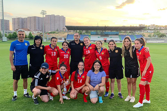 Armenia's Women's U-19 National Soccer Team