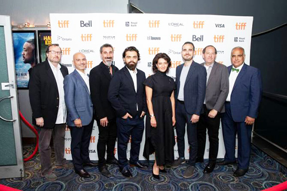 Anna Hakobyan, the spouse of Prime Minister Nikol Pashinyan, was among those who attended the world premiere of "I am Not Alone"