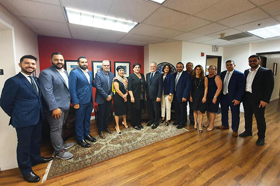 ANCA Western Region Board and Staff with Councilmember Paul Krekorian and Chief of Staff Karo Torossian
