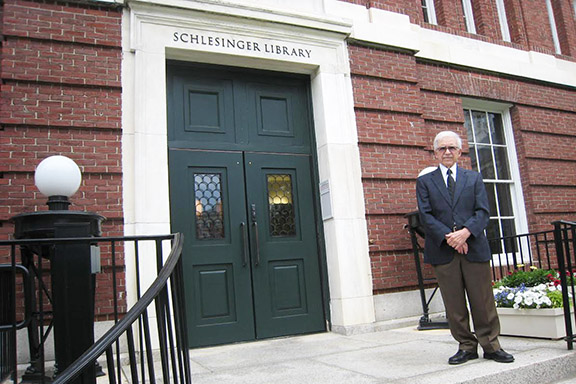 Hagop Sarkissian at Harvard's Schlesinger Library