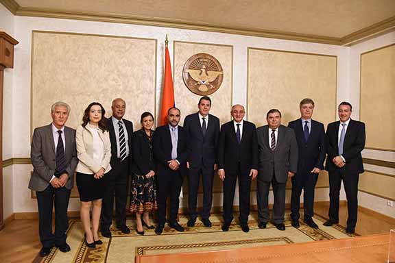 During their visit to to Artsakh, the Cypriot delegation met with with President Bako Sahakyan