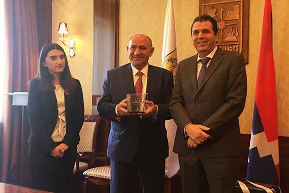with Mayor Andreas Papacharalambous