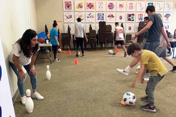 Skills assessments and hands on training with "Hrashq" athletes