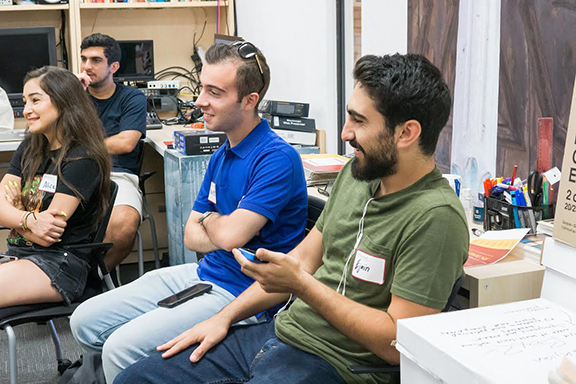 Students at the USC Institute of Armenian Studies. (Photo by Nanor Zinzalian)