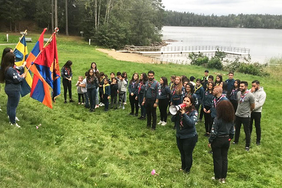 The Homenetmen Scouts of Södertälje