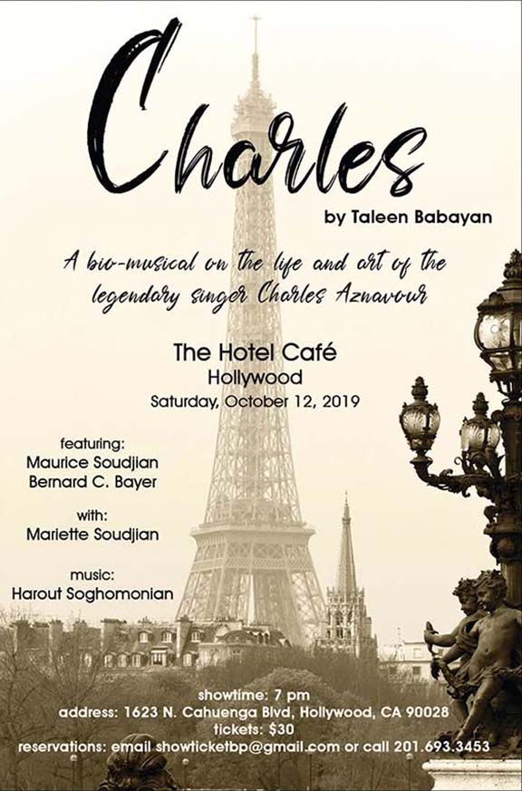 Taleen Babayan's "Charles" will debut at The Hotel Café in October
