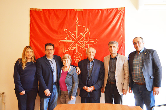 Benefactors Vartan and Sona Fundukian with members of the ARF Central Committees of Western U.S. and Artsakh