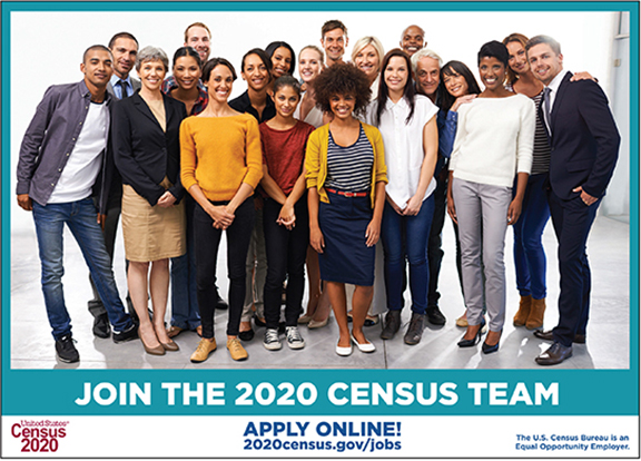 The 2020 Census is hiring