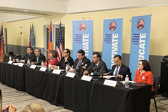 Eight Glendale City Council hopefuls come together for ANCA Glendale's Community Candidates' Forum
