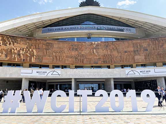 The World Congress of Information Technologies--WCIT--was held in Yerevan in October, 2019