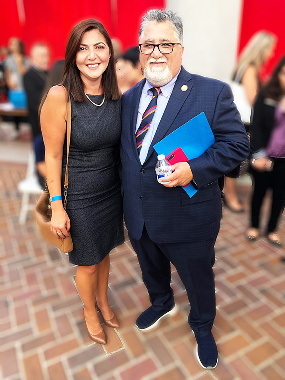 Elen Asatryan and Senator Anthony Portantino