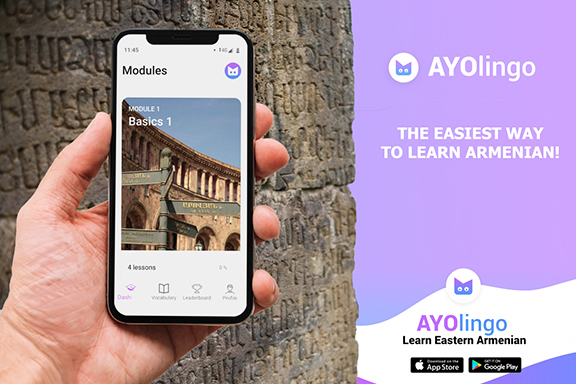 Birthright Armenia's AYOlingo language app has been voted #1