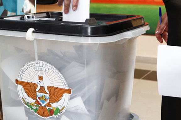 A ballot box in Artsakh