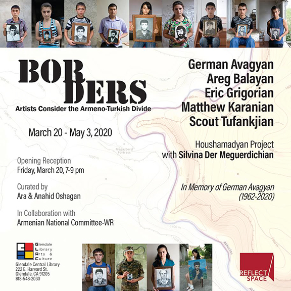 “Borders” will run from March 20 to May 3 at Glendale Public Library’s gallery, ReflectSpace
